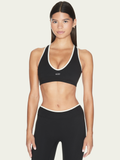 The Signature Bra Black & Cream