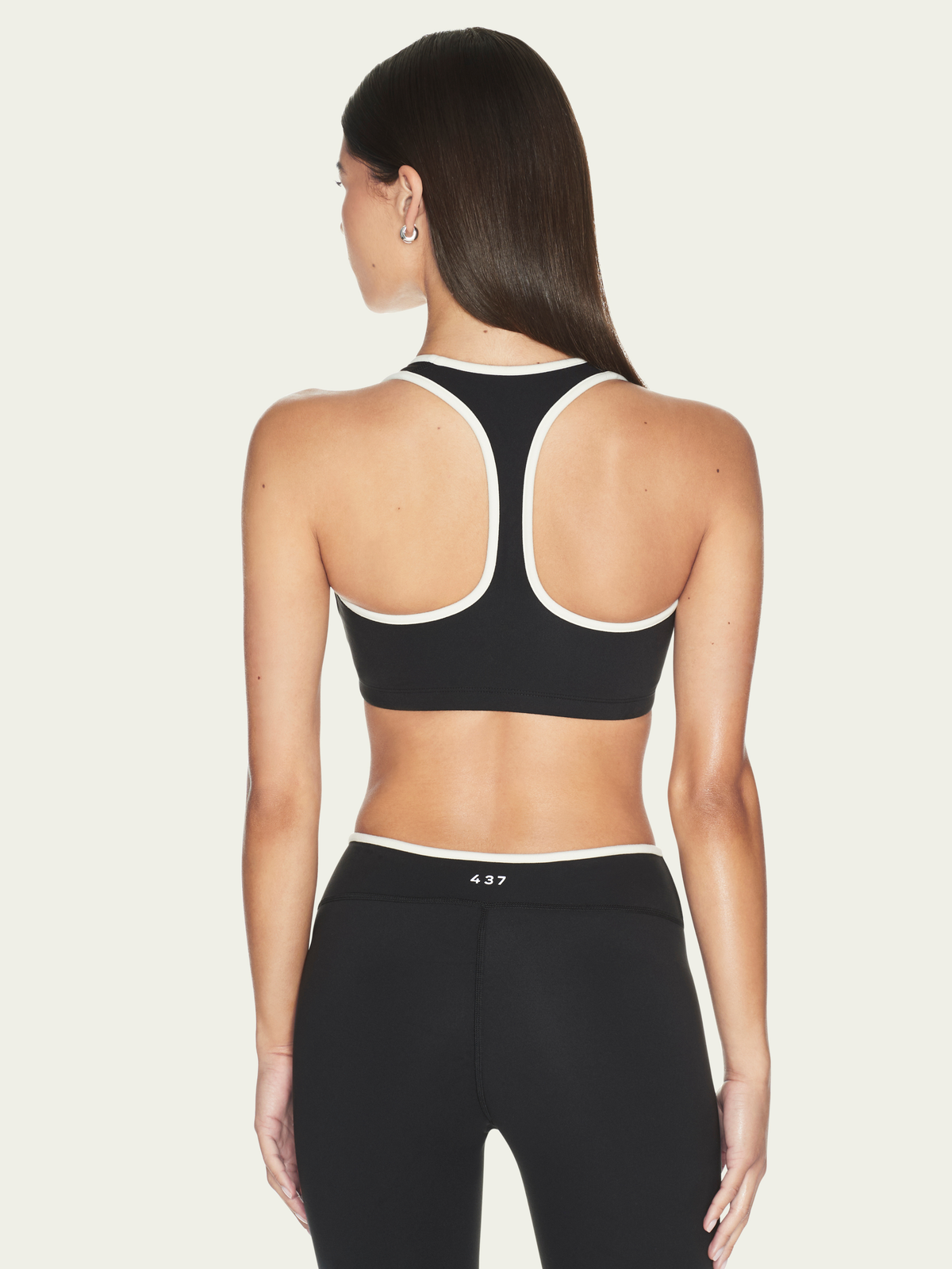The Signature Bra Black & Cream