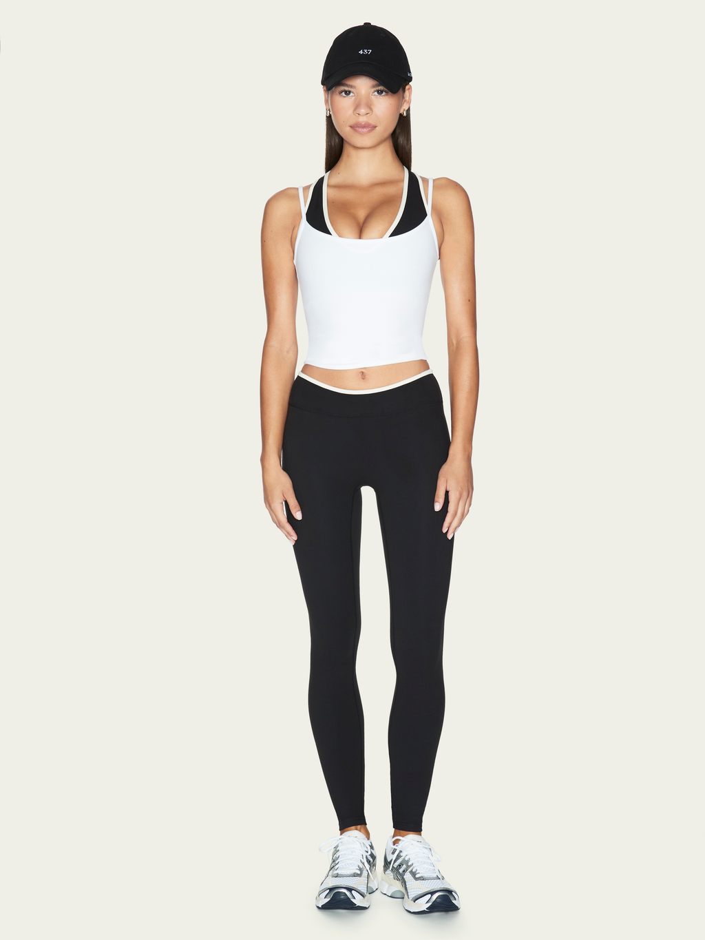 The Signature Bra Black & Cream