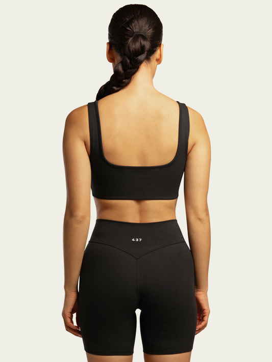The Square Bra / Black