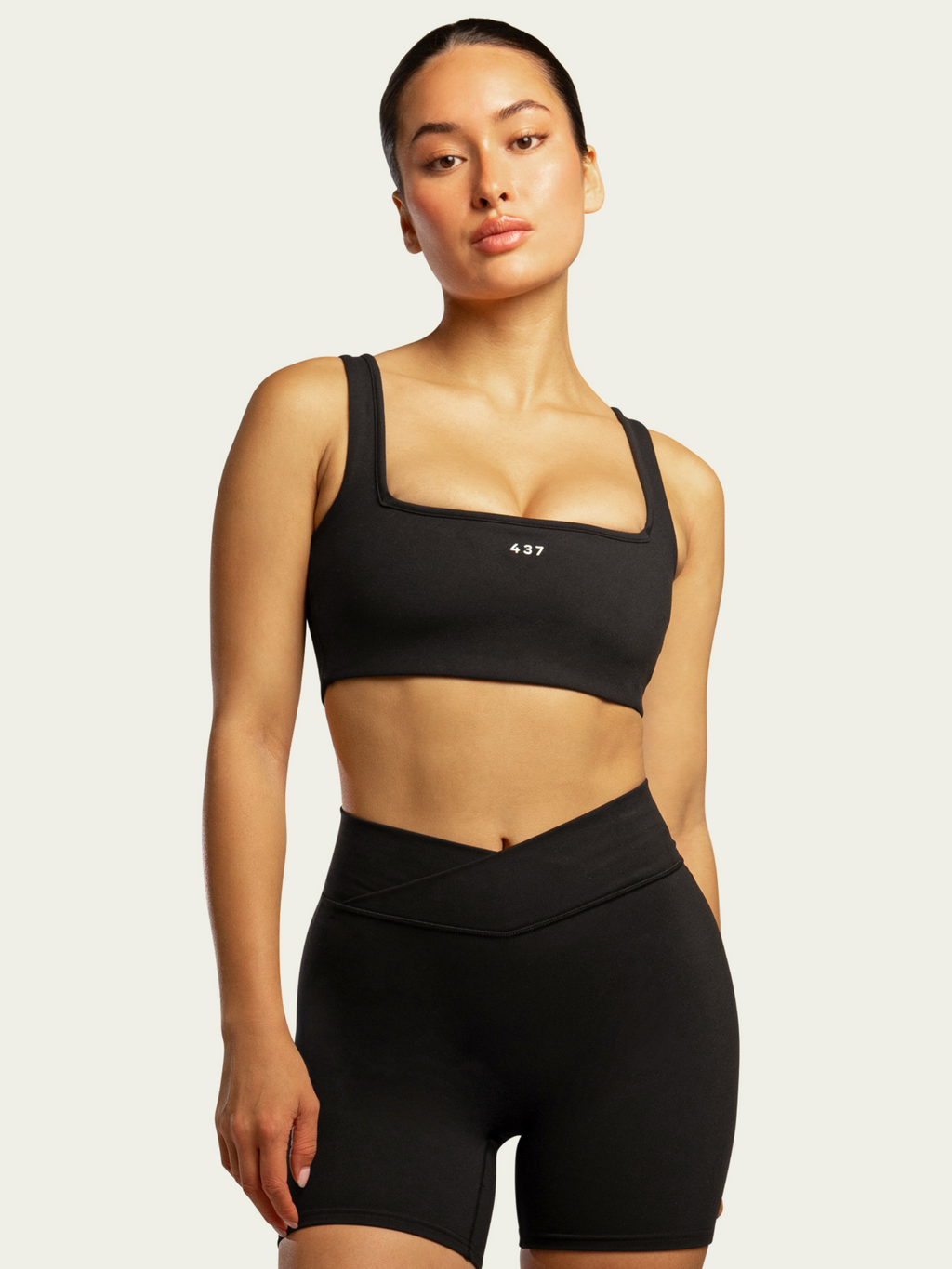The Square Bra / Black