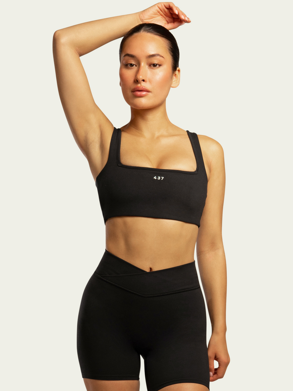 The Square Bra / Black