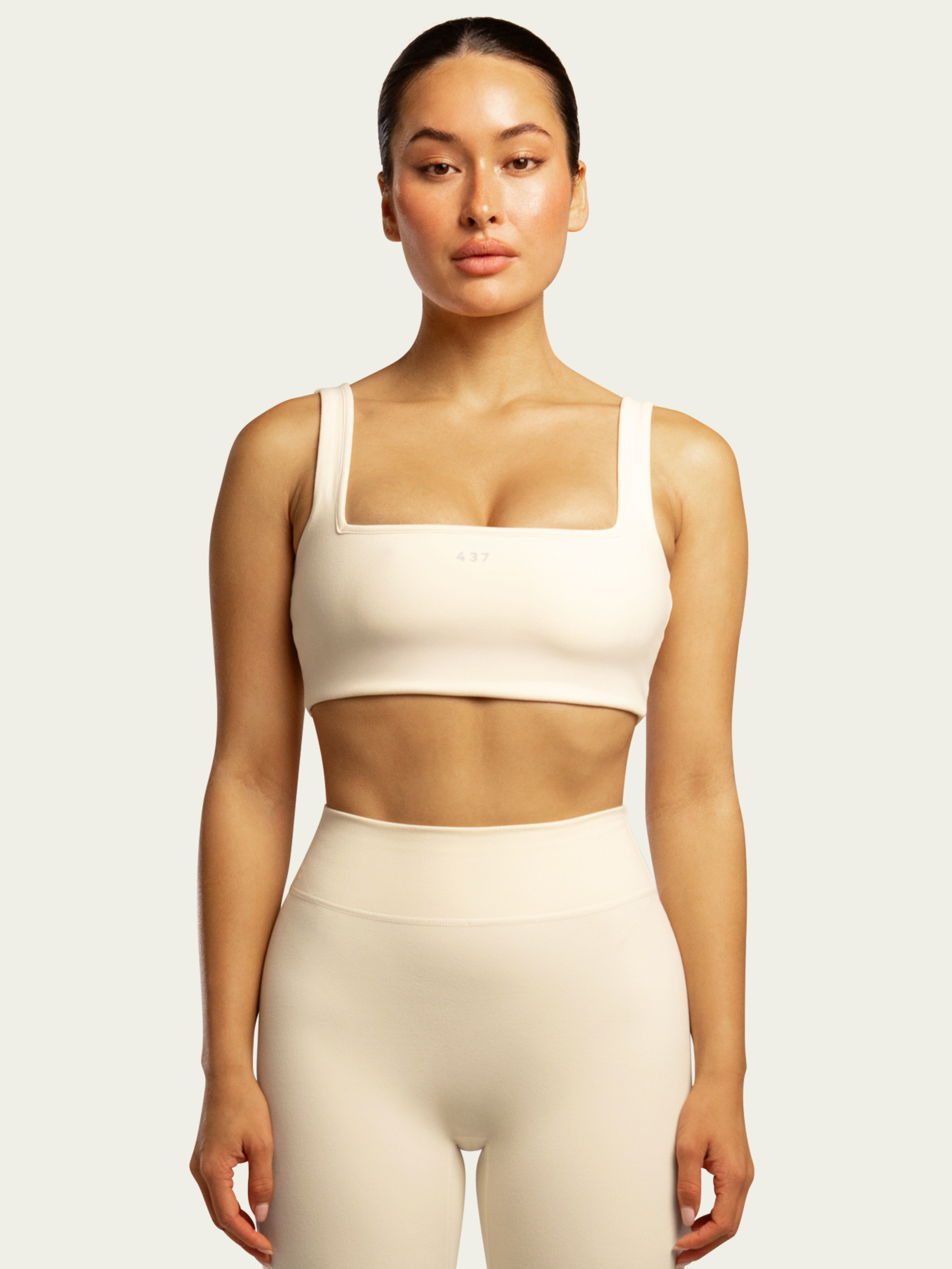 The Square Bra / Cream
