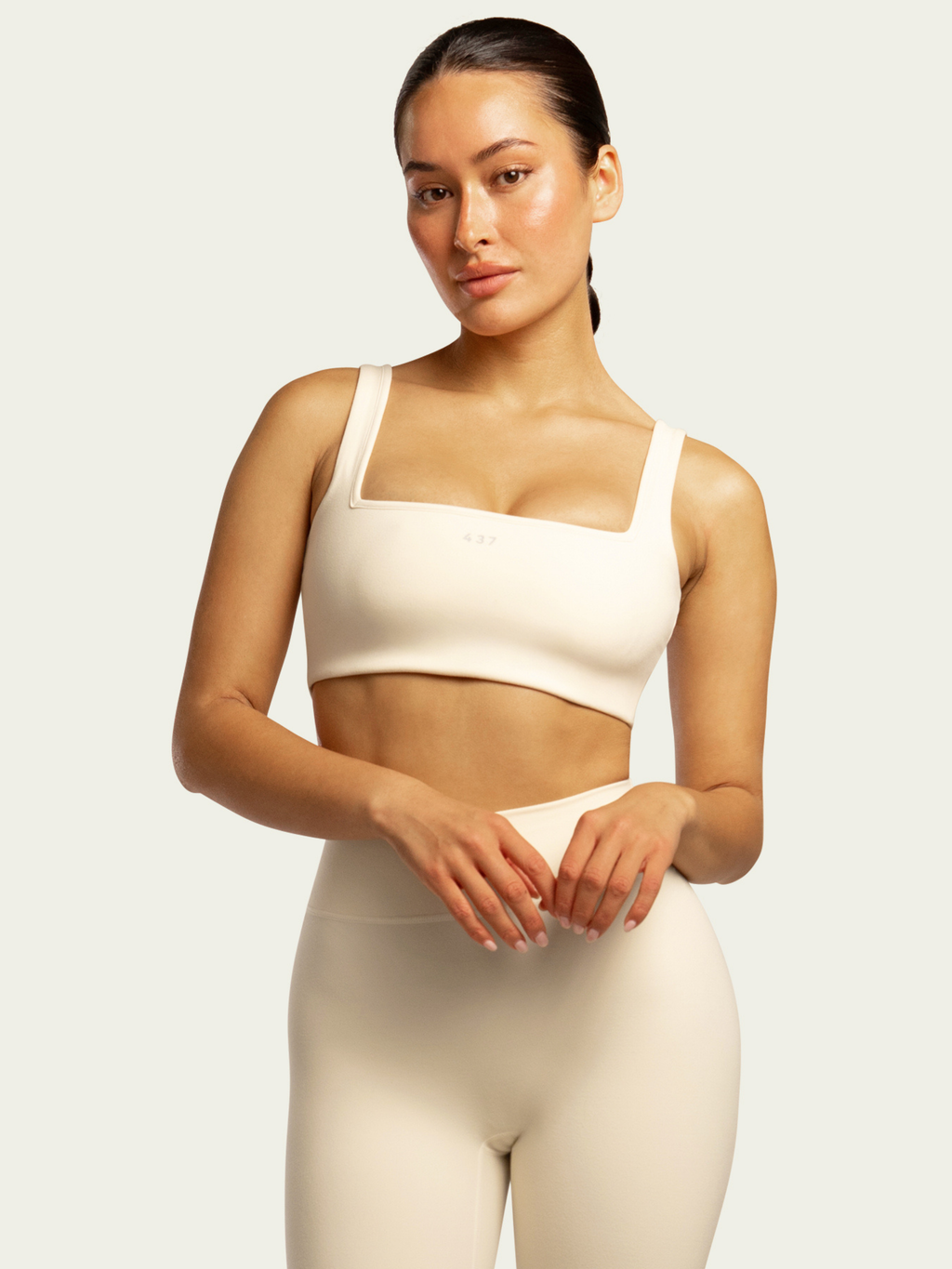 The Square Bra / Cream