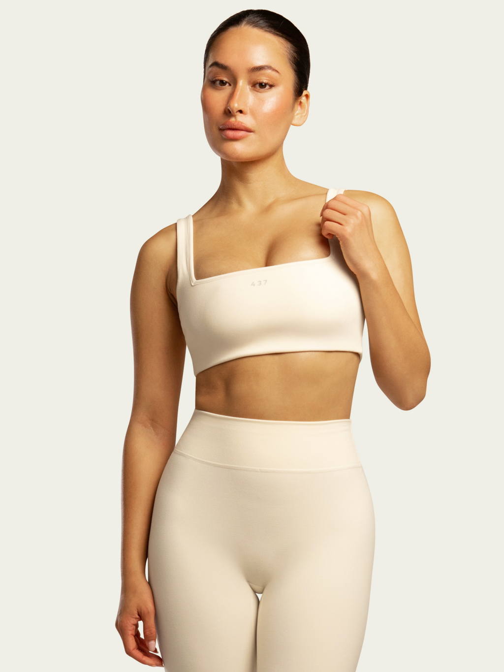 The Square Bra / Cream