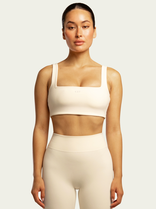 The Square Bra / Cream