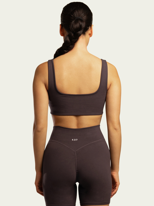 The Square Bra / Espresso