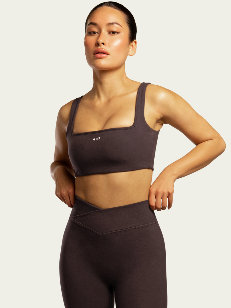 The Square Bra / Espresso