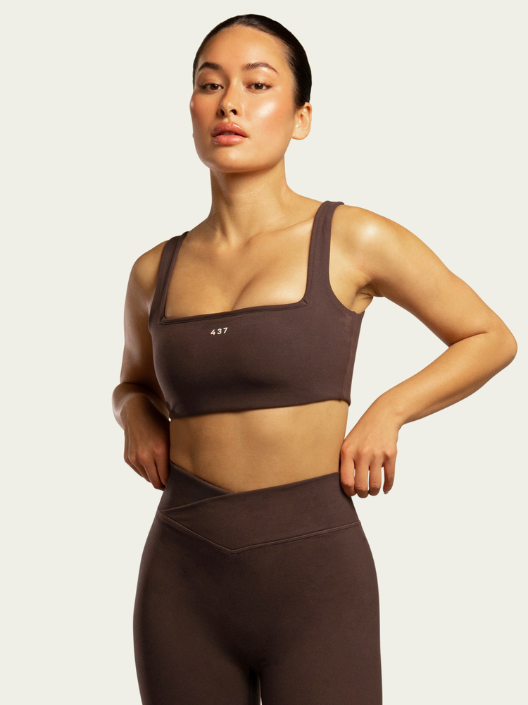The Square Bra / Espresso