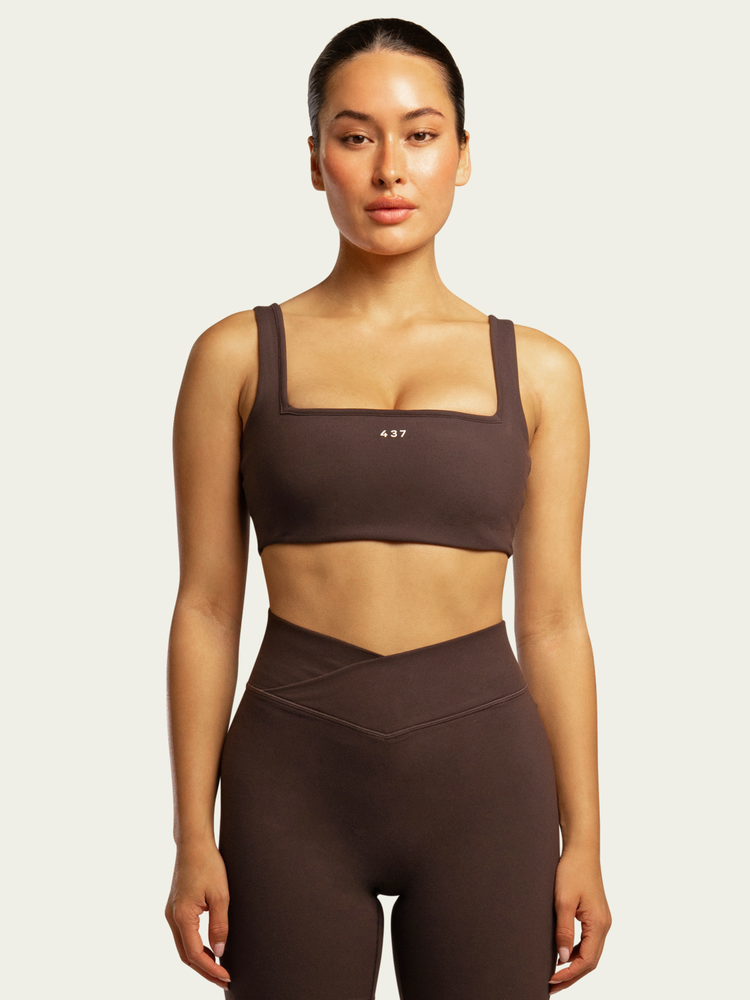 The Square Bra / Espresso
