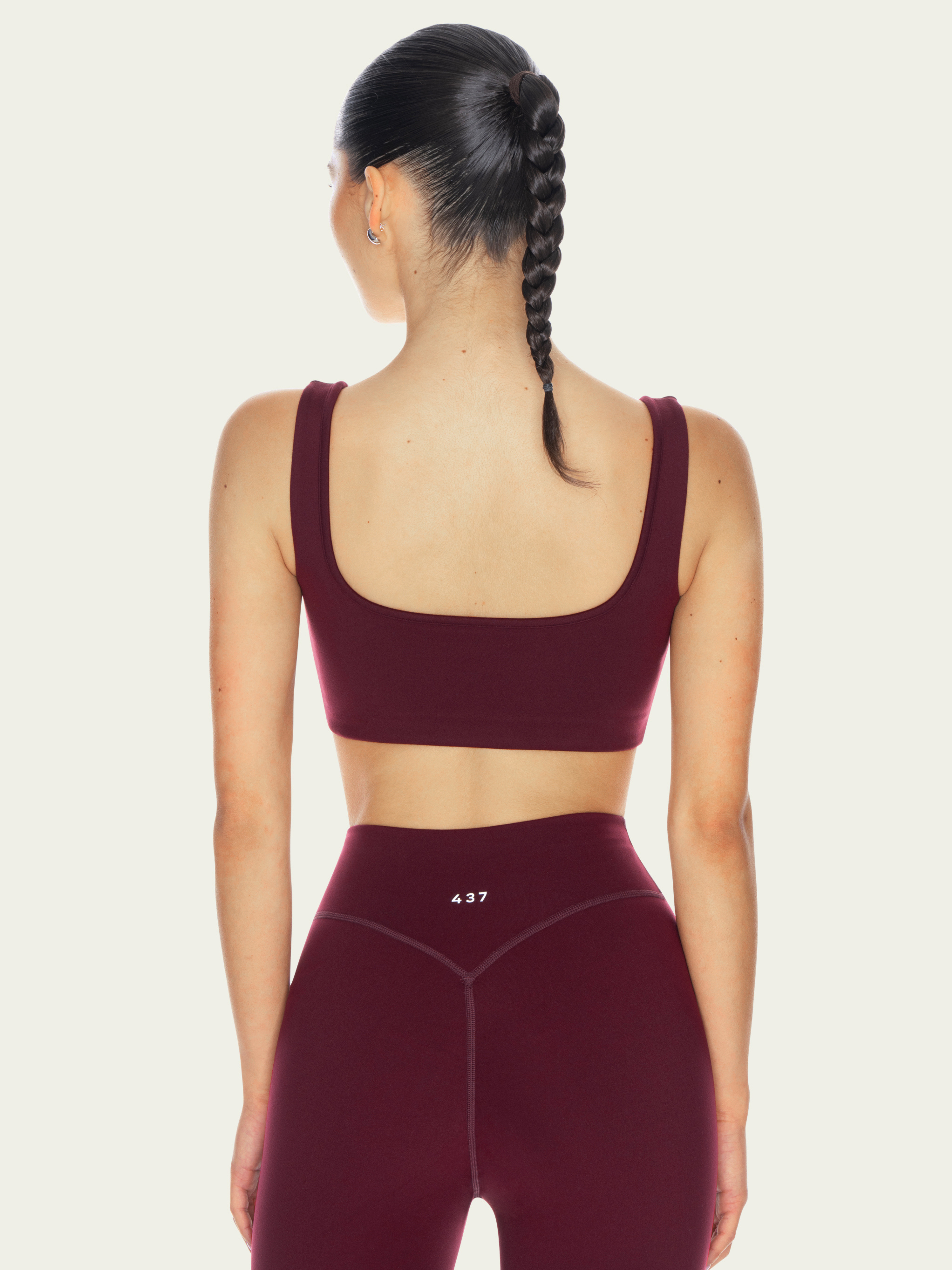 The Square Bra Black Cherry