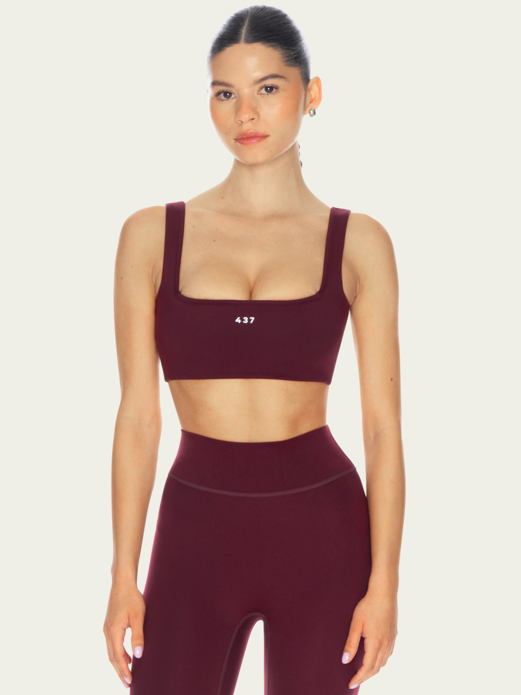 The Square Bra Black Cherry