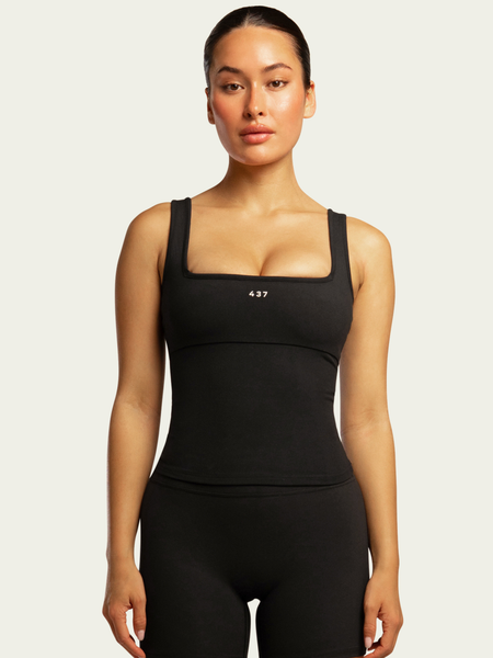The Square Tank / Black | 437