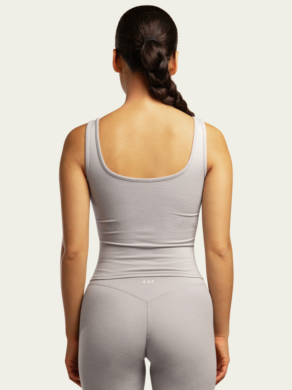 The Square Tank / Heather-Grey