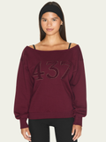 The Studio Sweatshirt Black Cherry