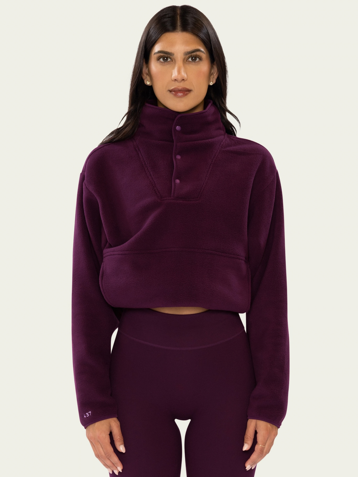 The Teddy Pullover Plum