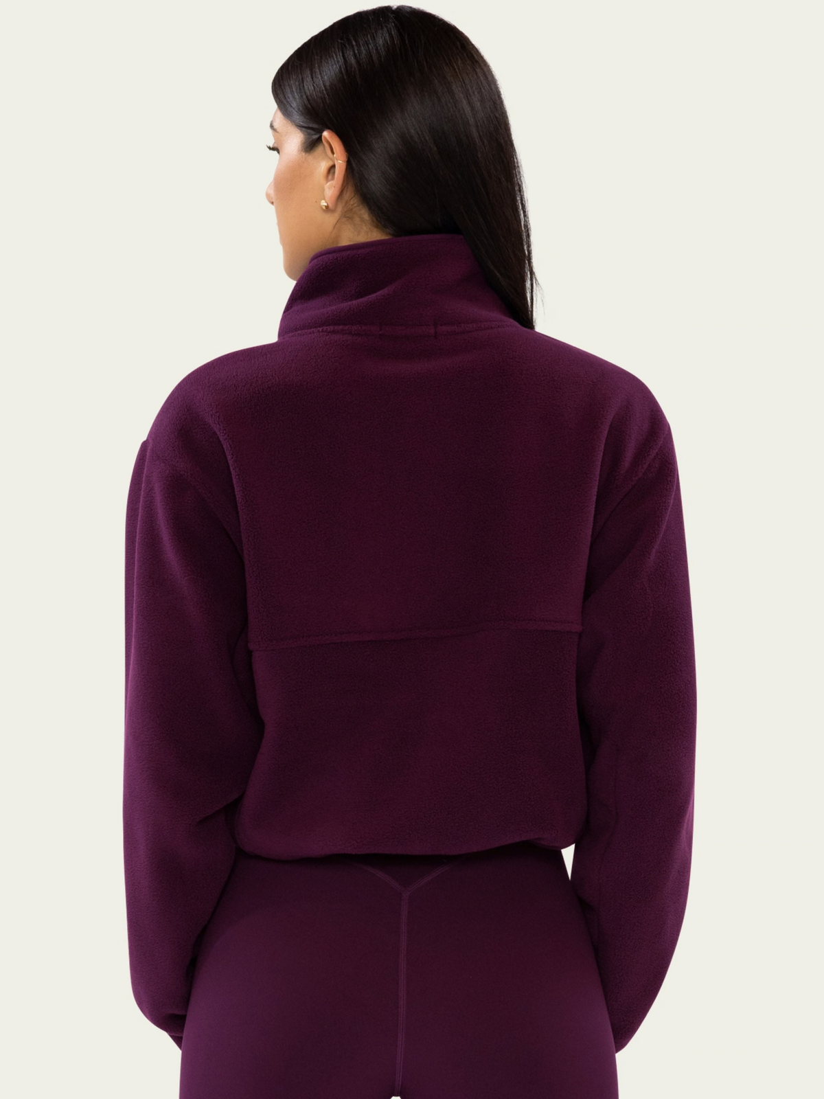 The Teddy Pullover Plum