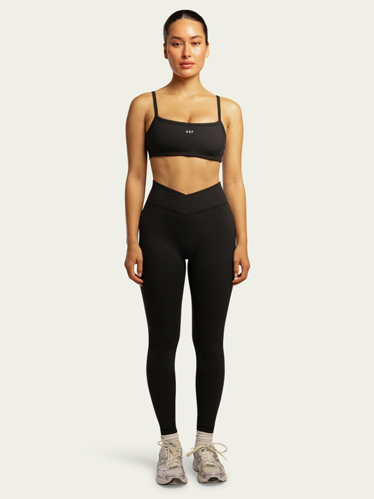 The V Legging / Black