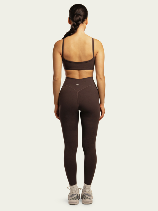 The V Legging / Espresso