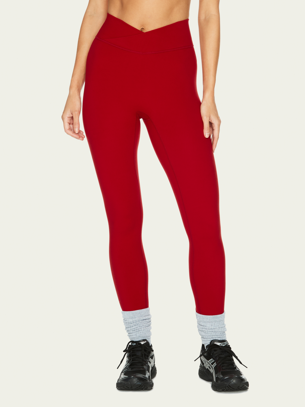 The V Legging Scarlet