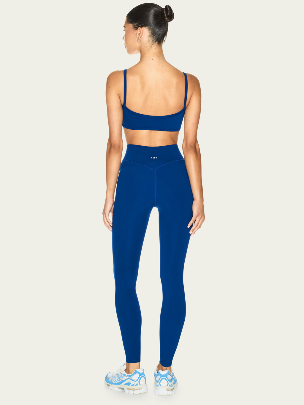 The V Legging True Blue