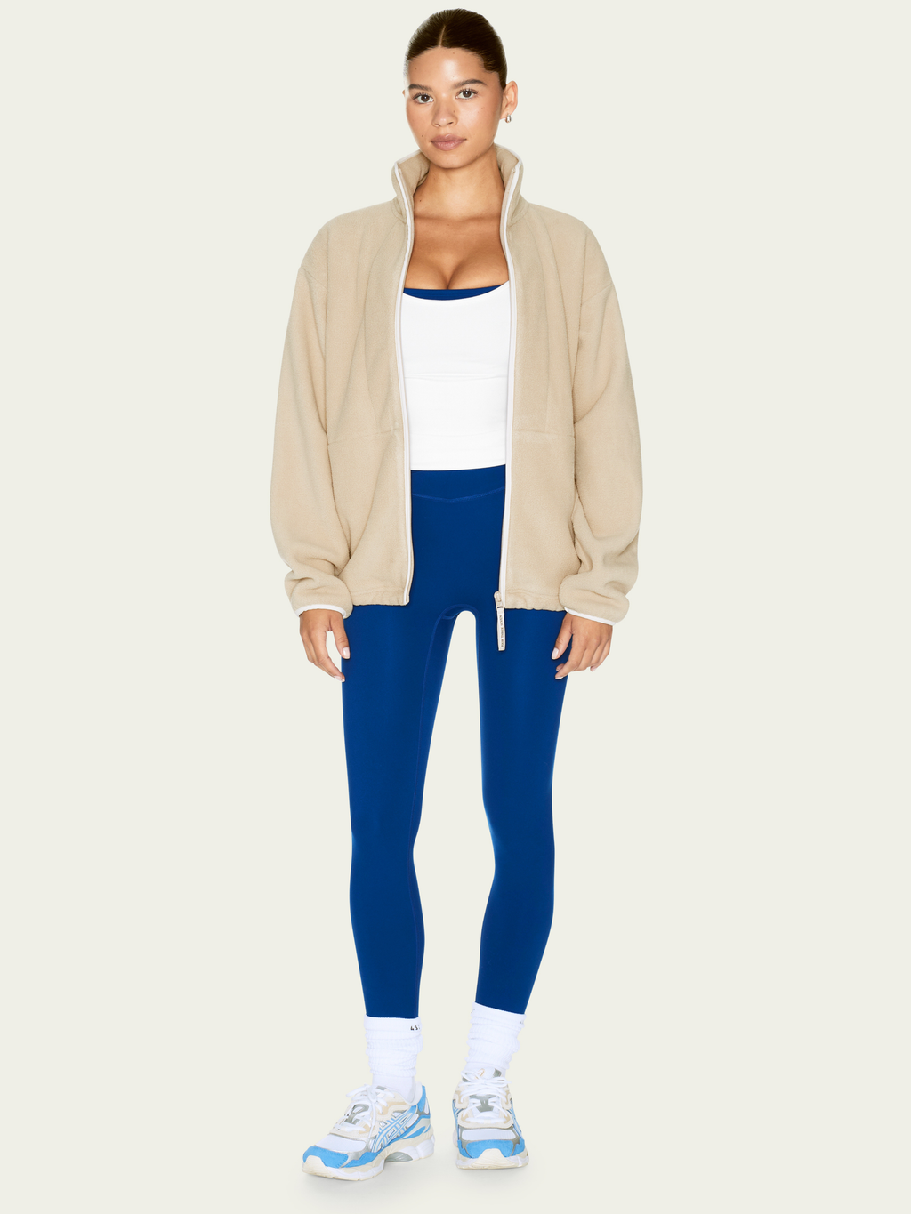 The V Legging True Blue