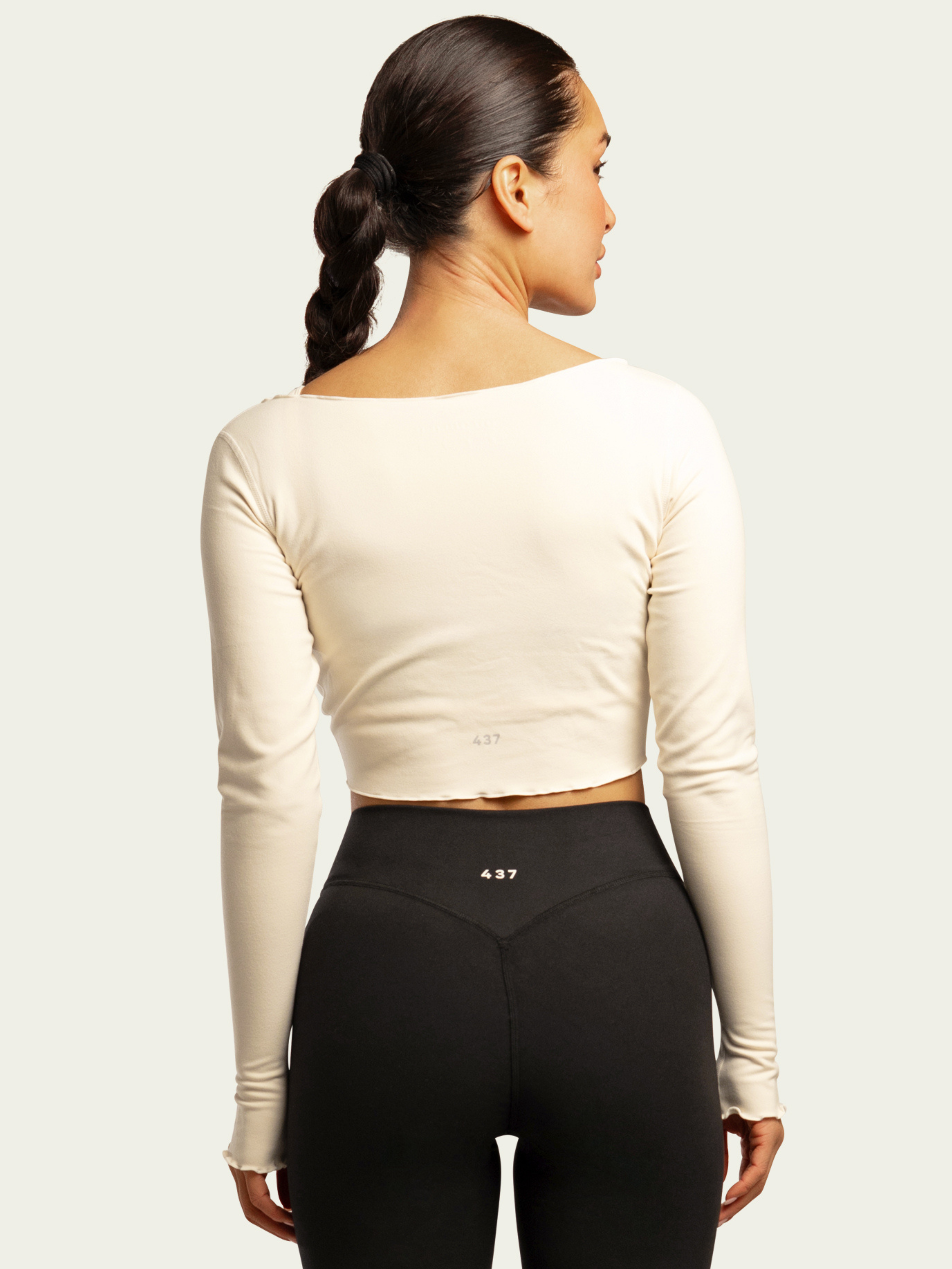 The Wrap Top / Cream