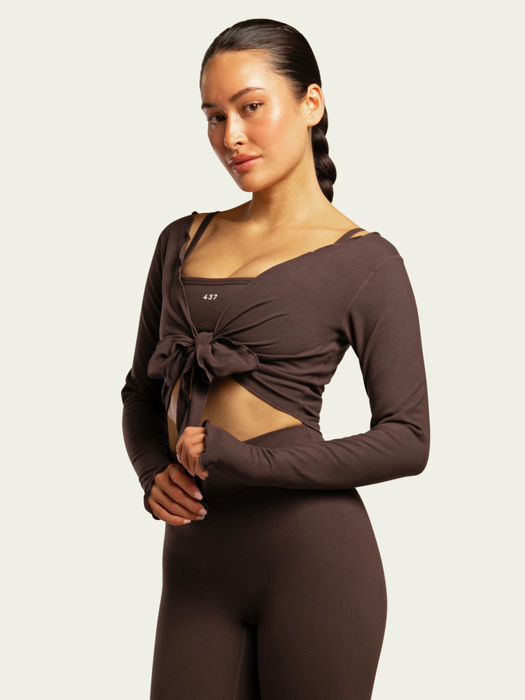 The Wrap Top / Espresso