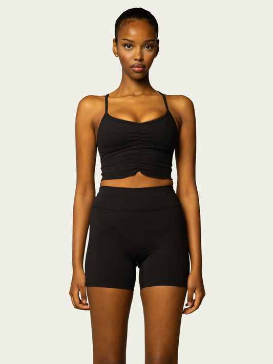 The Scrunch Bra / Black