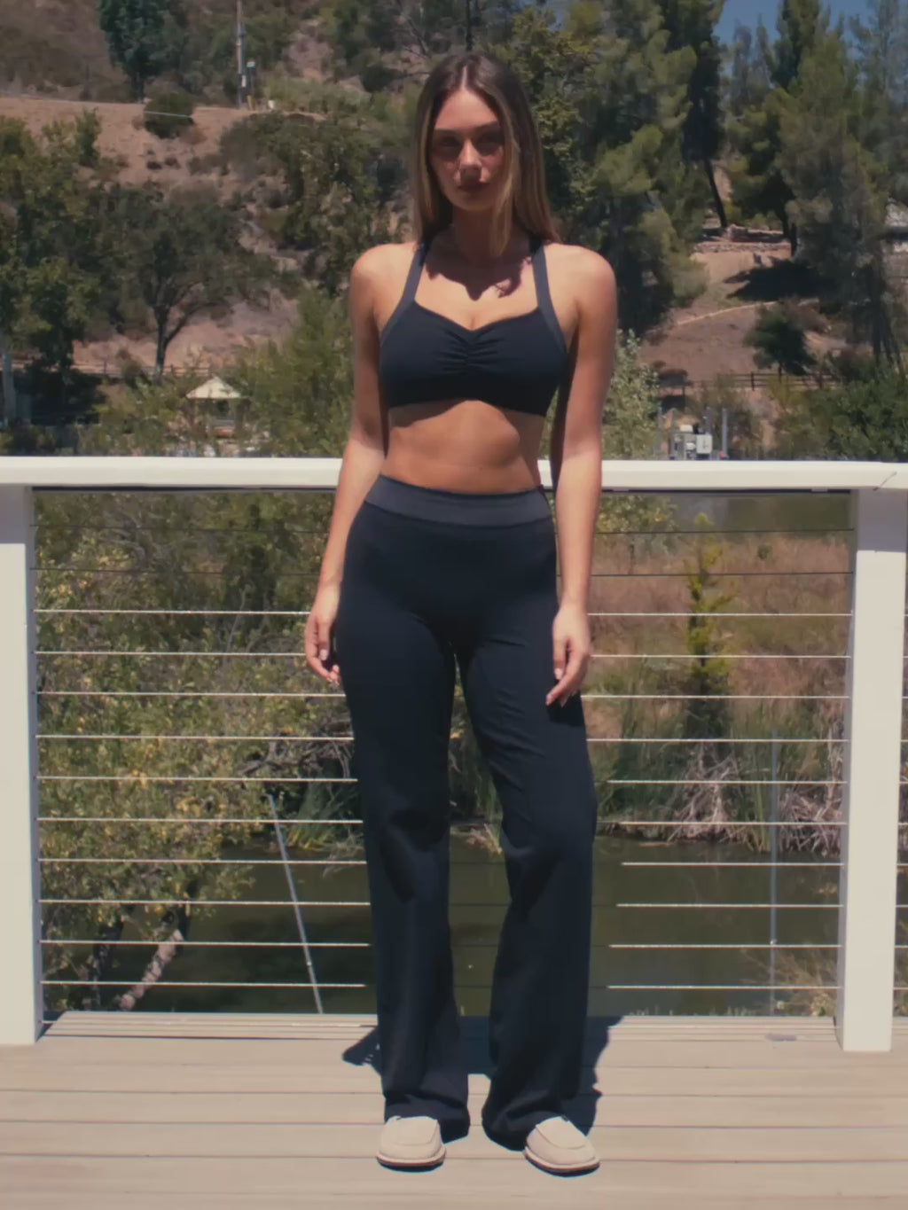 The Motion Pant Black Charcoal