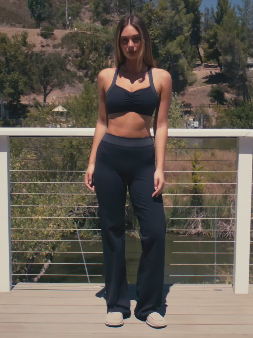 The Motion Pant Black Charcoal